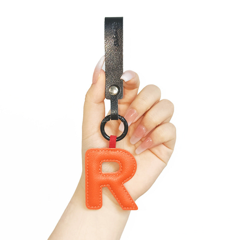 Wholesale Leather Keychains With English Letters